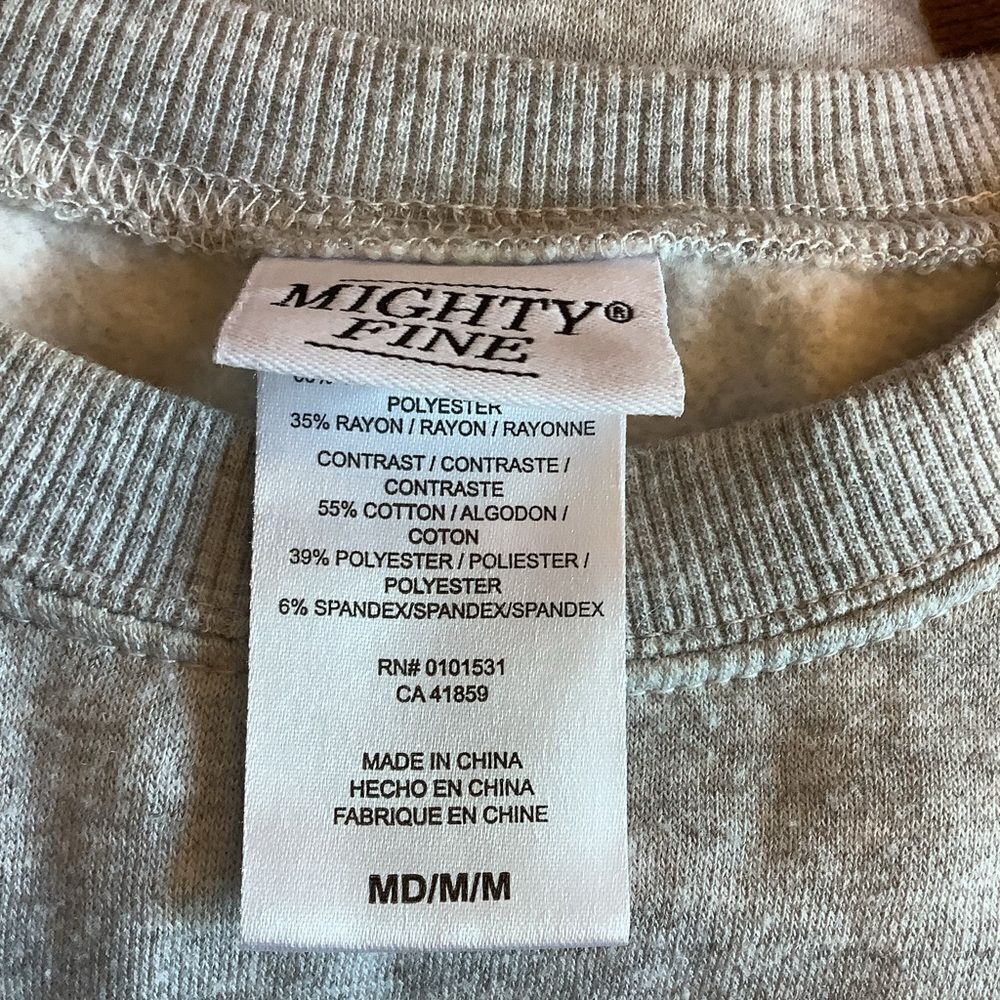 Mighty Fine "Here's looking at you" Cropped Sweatshirt. 👄 - Picture 4 of 5